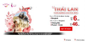 Cùng AirAsia khám phá thiên đường Thái Lan chỉ từ 6 USD