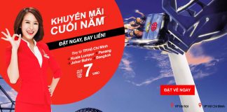 Du lịch mùa cuối năm chỉ từ 7 USD Air Asia