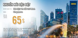 Tiger Air KM đi Singapore chỉ từ 65 USD khứ  hồi