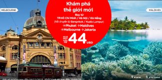Bay Air Asia – trải nghiệm KM giá vé chỉ từ 44 USD