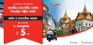 Chỉ từ 5 USD, khám phá Thái Lan thú vị cùng Air Asia
