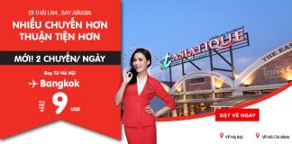 Trải nghiệm Bangkok thú vị hơn với KM giá vé chỉ từ 9 USD