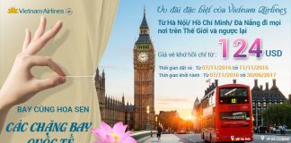 Khuyến mãi Vietnam Airlines 5 ngày vàng – Giá vé chỉ từ 124 USD