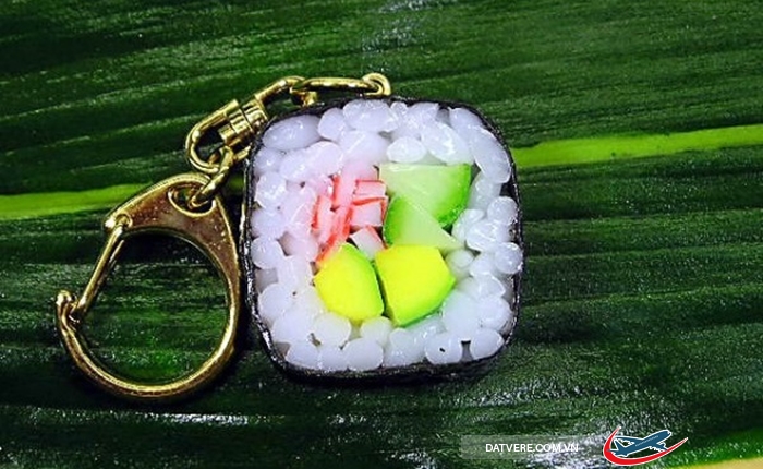 Móc khóa hình sushi đáng yêu