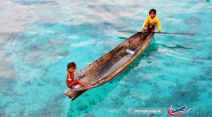 Mabul nổi tiếng với nước biển xanh trong màu ngọc
