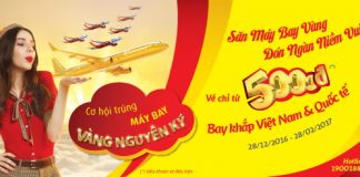 Chỉ từ 5.000 đ, thỏa sức bay khắp nơi cùng Vietjet Air
