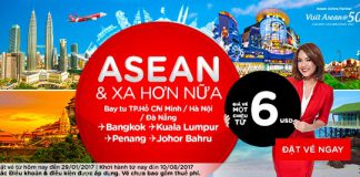 Chỉ từ 6 USD, bay ASEAN và xa hơn nữa cùng Air Asia