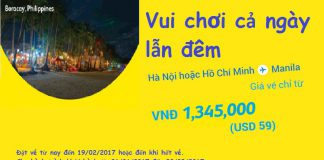 Chỉ từ 59 USD – Bay Manila chẳng lo tốn kém
