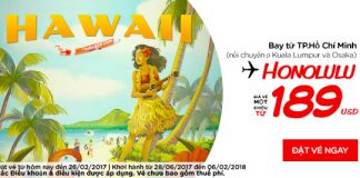 Thiên đường biển xanh Hawaii vẫy gọi – Lên đường ngay – Giá vé chỉ từ 189 USD