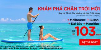 Bay cùng Air Asia – Giá chỉ từ 103 USD đầy hấp dẫn