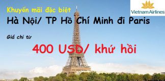 Chỉ từ 400 USD, bay khứ hồi đến Pháp siêu tiết kiệm