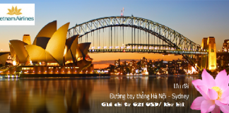 Chỉ từ 621 USD, cùng Vietnam Airlines chào đường bay mới Hà Nội – Sydney