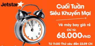 Bay Jetstar thả ga – Giá chỉ từ 68.000 đồng