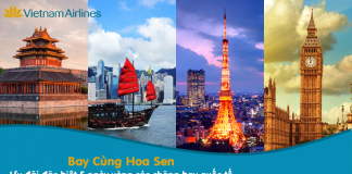 Cùng Vietnam Airlines bay thả ga giá chỉ từ 124 USD