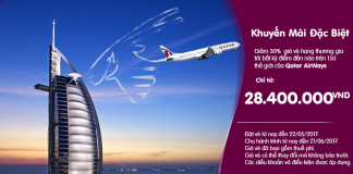 Qatar Airways KM sốc với giá vé hạng thương gia giảm 30% đến 150 quốc gia