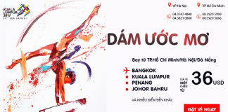 Đến điểm hẹn Malaysia – Thái Lan, vé siêu KM từ 36 USD cùng Air Asia