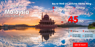 Khám phá Malaysia chỉ với 45 USD cực ưu đãi của Air Asia