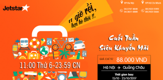 Cùng “hẹn hò” với hàng ngàn tấm vé siêu rẻ chỉ từ 88k của Jetstar