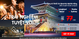 Săn vé rẻ chỉ từ 77 USD, du lịch Á – Âu cực chất cùng Air Asia