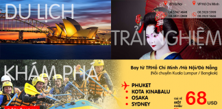 Du lịch Á – Âu cùng Air Asia cực vui, giá vé chỉ từ 68 USD/chiều