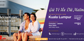 Săn vé giá rẻ của Malindo Air giá chỉ từ 22 USD cực ưu đãi