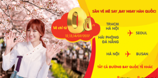 Siêu KM: Vietjet tặng 200.000 vé 0Đ tất cả các đường bay quốc tế