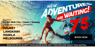 Thỏa sức phiêu lưu thế giới cùng Air Asia – Với vé rẻ từ 75 USD