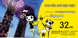 Bay Singapore không lo nghĩ với vé FlyScoot siêu rẻ, chỉ từ 32 USD