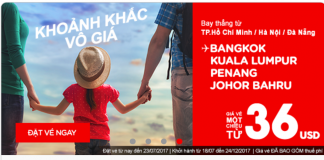 Chỉ từ 36 USD bay khắp Châu Á – Tận hưởng trọn vẹn cuộc sống cùng Air Asia