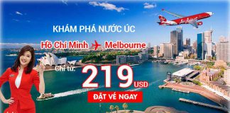 Chỉ từ 219USD – Bay ngay đến Melbourne cùng Air Asia không lo nghĩ