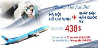 Thoải mái bay Mỹ, Nhật, Hàn – Tiết kiệm cùng Korean Air, vé khứ hồi từ 438 USD