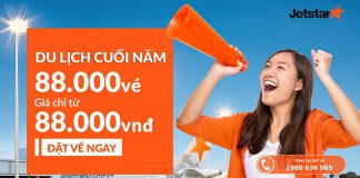 Bùng nổ cuối năm, Jetstar đại KM vé chỉ từ 88k thả ga đi du lịch