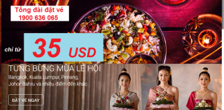 Air Asia siêu KM mùa lễ hội – Giá vé siêu rẻ từ 35 USD/chiều
