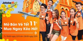 Jetstar chiêu đãi đại tiệc vé từ 11k cùng bạn vui Trung thu