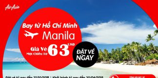 Chỉ từ 63 USD ưu đãi, bay Manila – Khám phá đất nước nghìn đảo cùng Air Asia