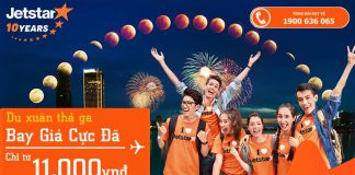 Du xuân thả ga – Jetstar tài trợ ngàn vé rẻ chỉ từ 11k ưu đãi Jetstar KM vé Tết chỉ từ 11k siêu rẻ