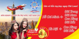 Vietjet ưu đãi khủng, KM tới 40.000 vé 0Đ cùng bạn mải miết du lịch Đài Loan