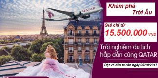 Vé khứ hồi từ 15.500.000 VND – Cùng Qatar khám phá trời Âu siêu tiết kiệm