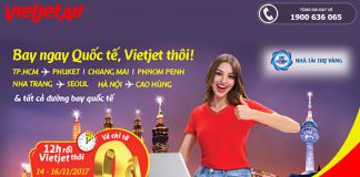 Liêu xiêu với 500.000 vé Vietjet 0 đồng bay quốc tế đến giữa năm 2018 Vietjet Air tiếp tục KM 3 ngày vàng săn vé 0Đ