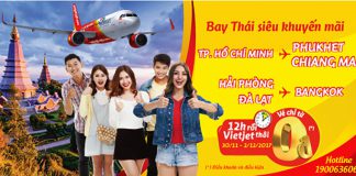 Phấn khích với 15.000 vé 0 đồng của Vietjet Air bay Thái Lan Vietjet Air KM vé máy bay đi Thái Lan từ 0 đồng