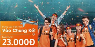 Mừng Đội tuyển U23 VN  bước vào Chung kết cùng bạt ngàn vé Jetstar chỉ từ 23k Săn vé Jetstar chỉ từ 23k siêu rẻ