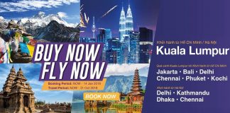 Giá vé Malindo Air từ 99 USD full thuế phí – Bay khắp châu Á năm 2018 Malindo Air mở bán vé 1 chiều từ 48 USD chưa thuế phí