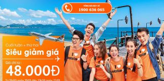 Vi vu nhiều điểm đến nổi tiếng năm 2018 – Vé Jetstar cực thấp chỉ từ 48.000 VND Vé Jetstar một chiều chỉ từ 48.000 Đ