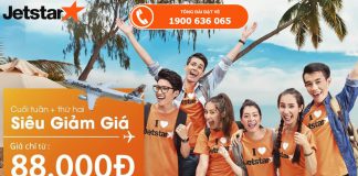 Siêu rẻ vé Jetstar bay châu Á năm 2018 chỉ từ 88.000 VND chưa thuế phí Vé Jetstar chỉ từ 88k