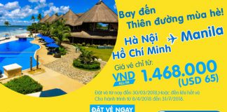 Vui hè cùng vé Cebu chỉ từ 65 USD – Bắt đầu hành trình khám phá Philippines Đặt vé Cebu từ 65 USD/chiều
