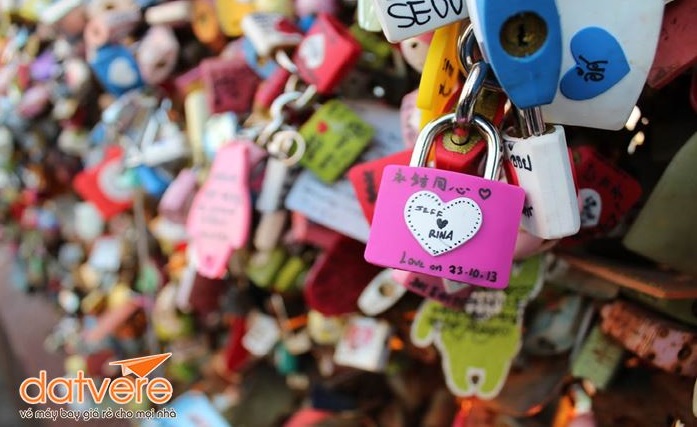 Móc khóa tình yêu ở Tháp N - Seoul