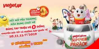 Khuyến mãi 0 đồng cùng Vietjet kết nối yêu thương với hàng triệu vé Cùng Vietjet kết nối yêu thương với hàng triệu vé khuyến mãi 0 đồng