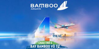 Chào thứ 4 cùng Bamboo Airways khuyến mãi vé máy bay chỉ từ 99k Chào thứ 4 cùng Bamboo Airways khuyến mãi vé máy bay chỉ từ 99k