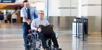 Dịch vụ hỗ trợ hành khách khuyết tật khi đi máy bay Aeroflot Dịch vụ hỗ trợ hành khách khuyết tật khi đi máy bay Aeroflot