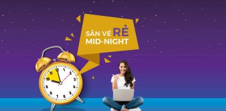 Vietnam Airlines ưu đãi lên đến 50% trong chương trình khuyến mãi Mid-night Sales Vietnam Airlines ưu đãi lên đến 50% trong chương trình khuyến mãi Mid-night Sales